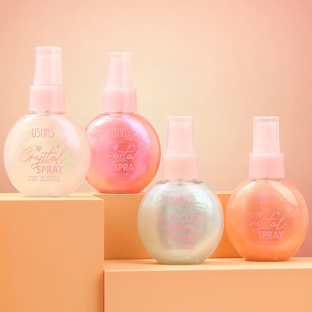 Iluminador Liquidoushas Crystal Spray Brillo Luminoso