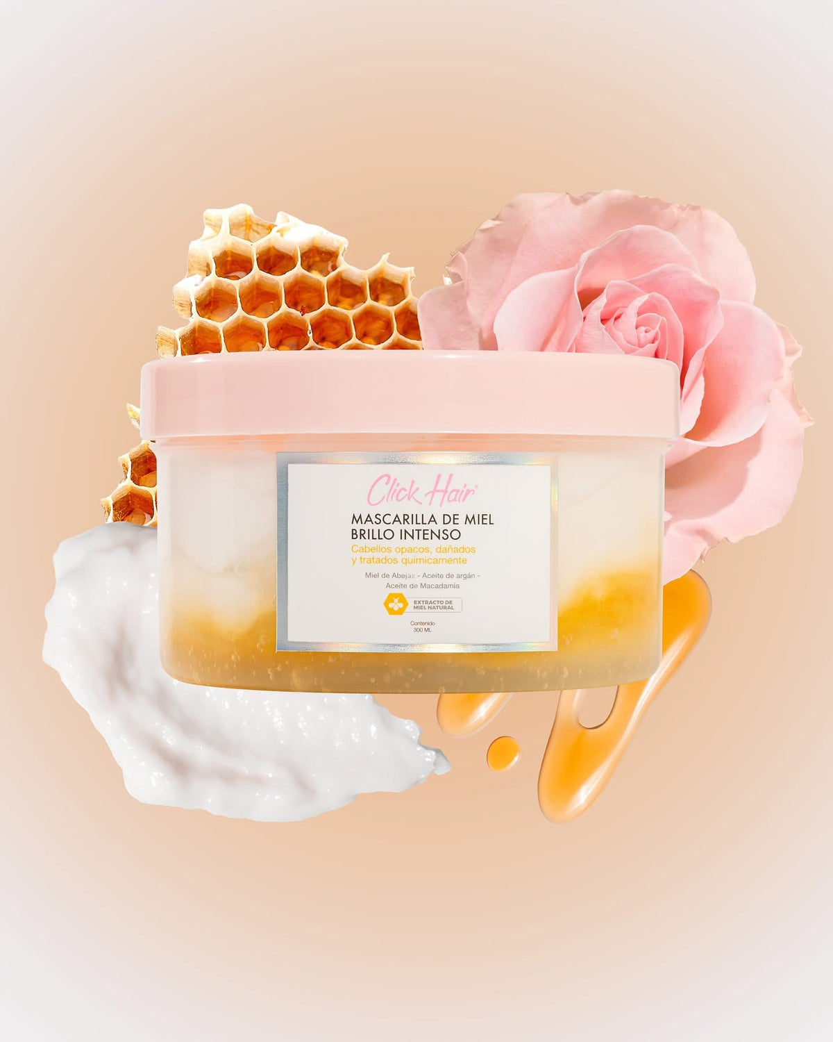 Mascarilla Capilar Click Hair De Miel 300 Ml