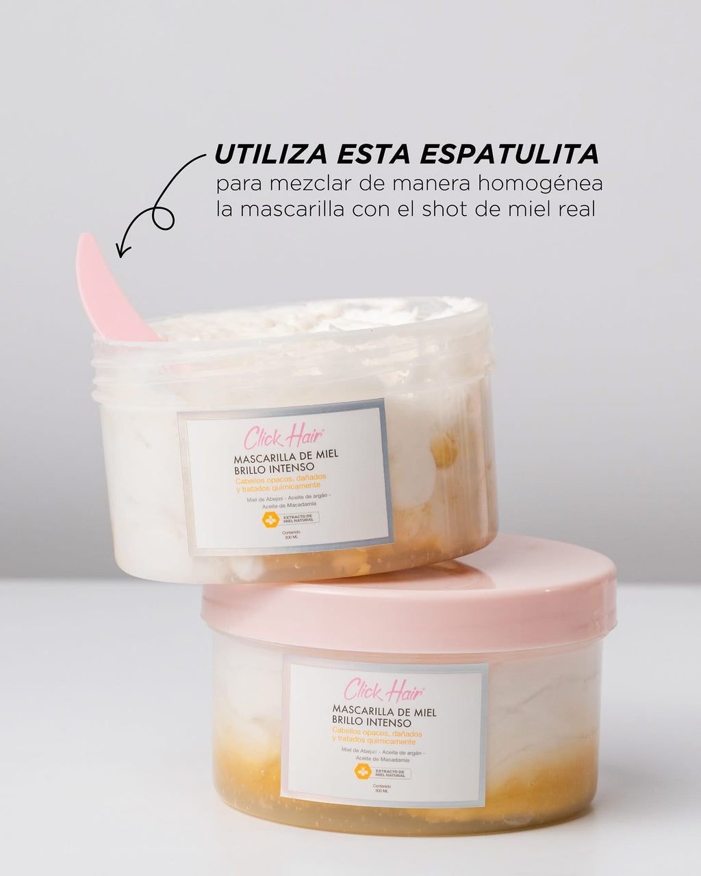 Mascarilla Capilar Click Hair De Miel 300 Ml