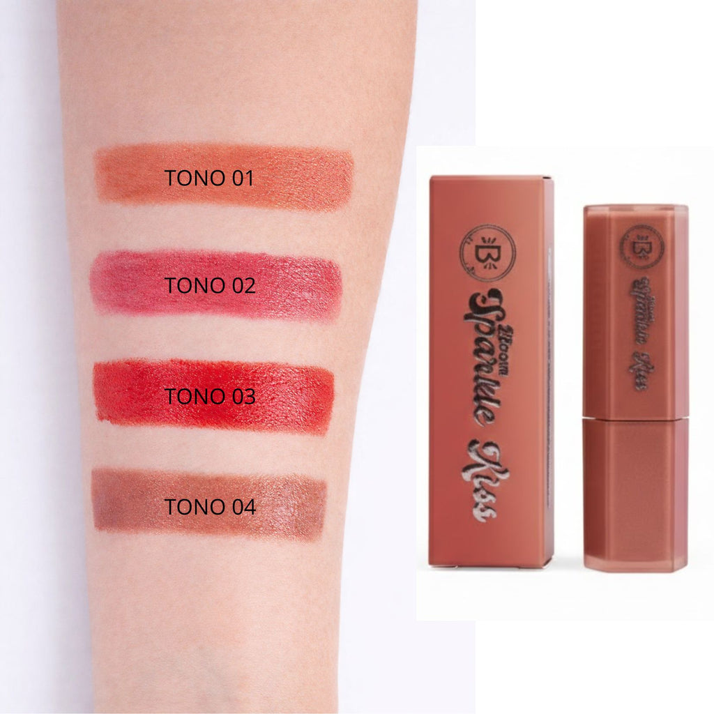 Labial Bloomshell Sparkle Kiss