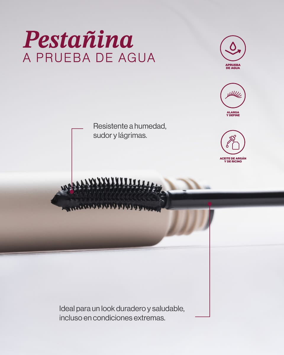 Pestañina Atenea a prueba de agua