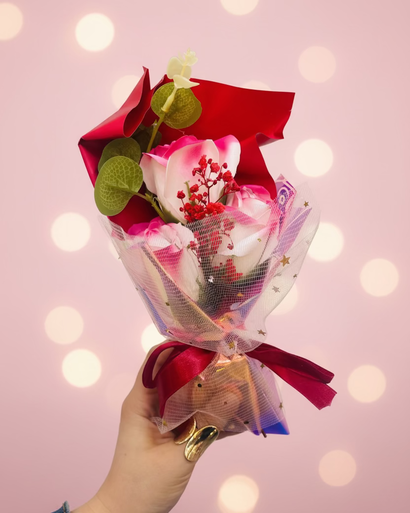 Mini ramo de rosas eternas