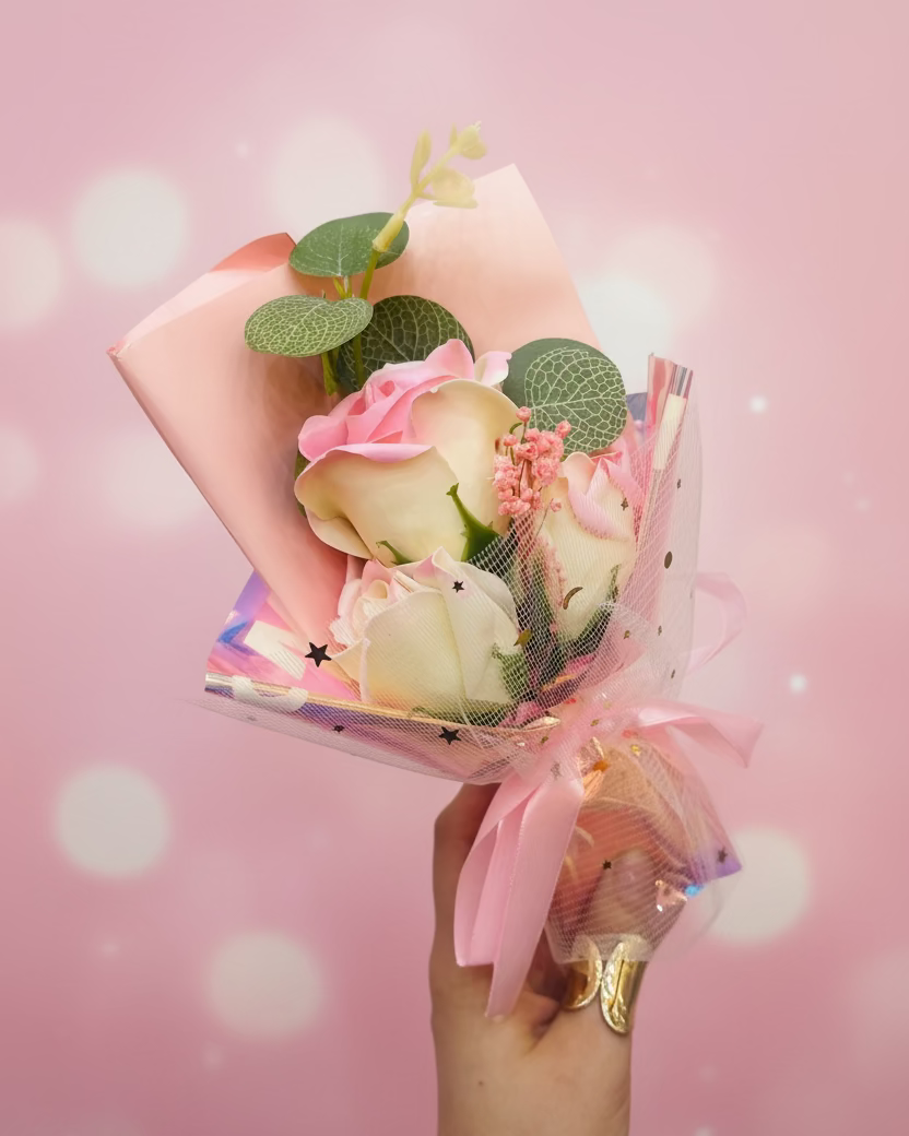 Mini ramo de rosas eternas