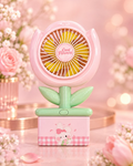 Ventilador Recargable Cute Pet Floral