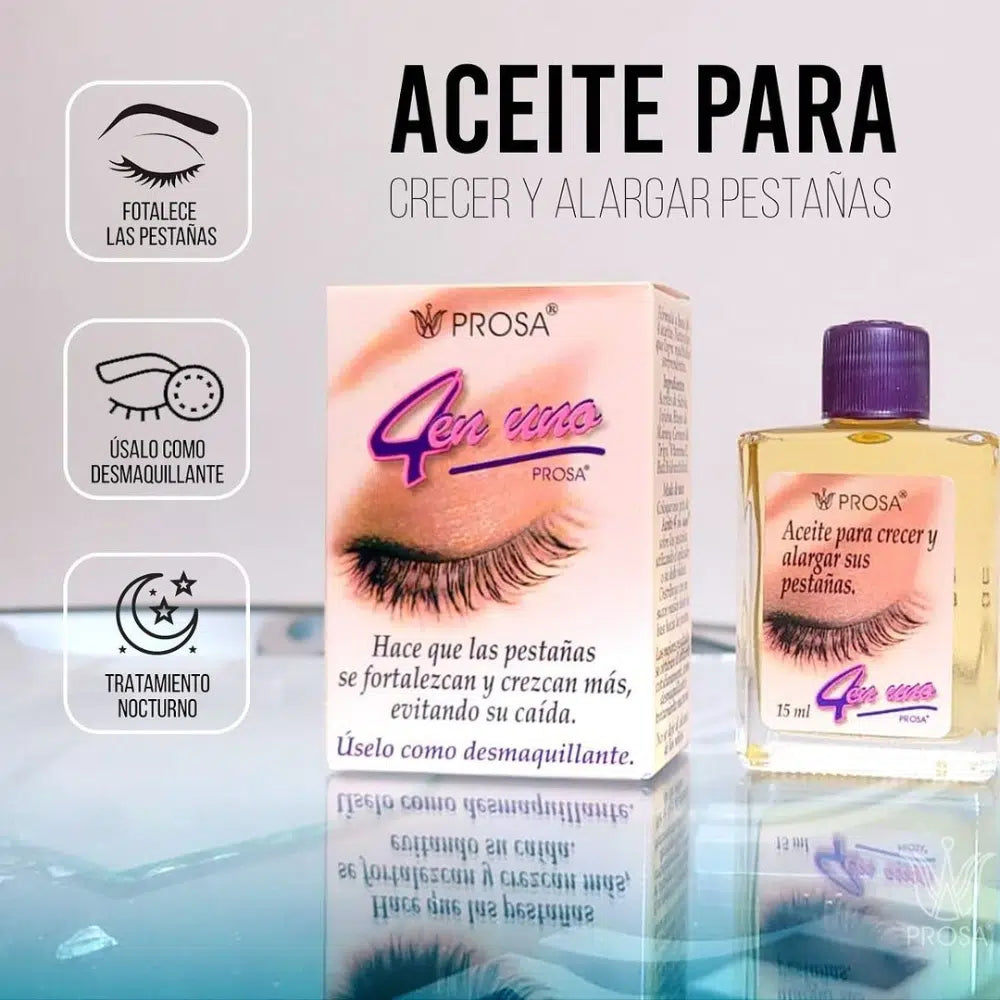 Aceite Prosa Para Alargar Pestañas