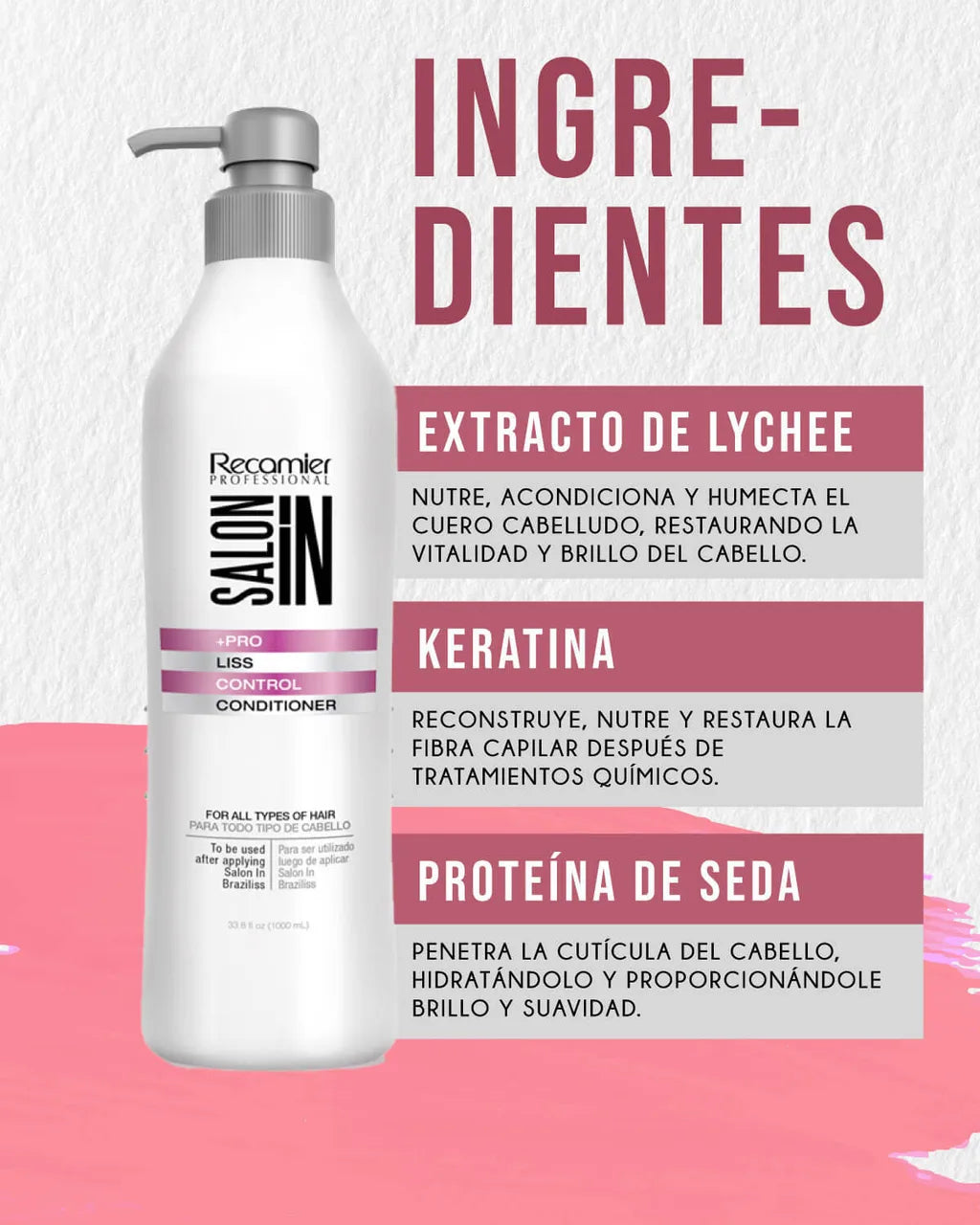 Acondicionador Salon In Liss Control 1000 Ml