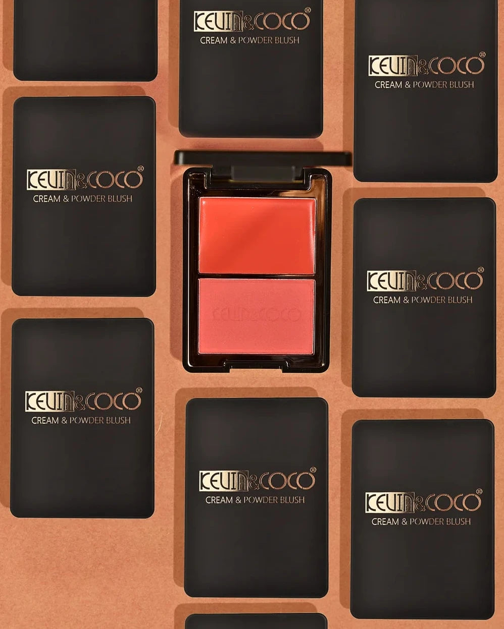 Rubor dúo Kevin & Coco Radiant Finish