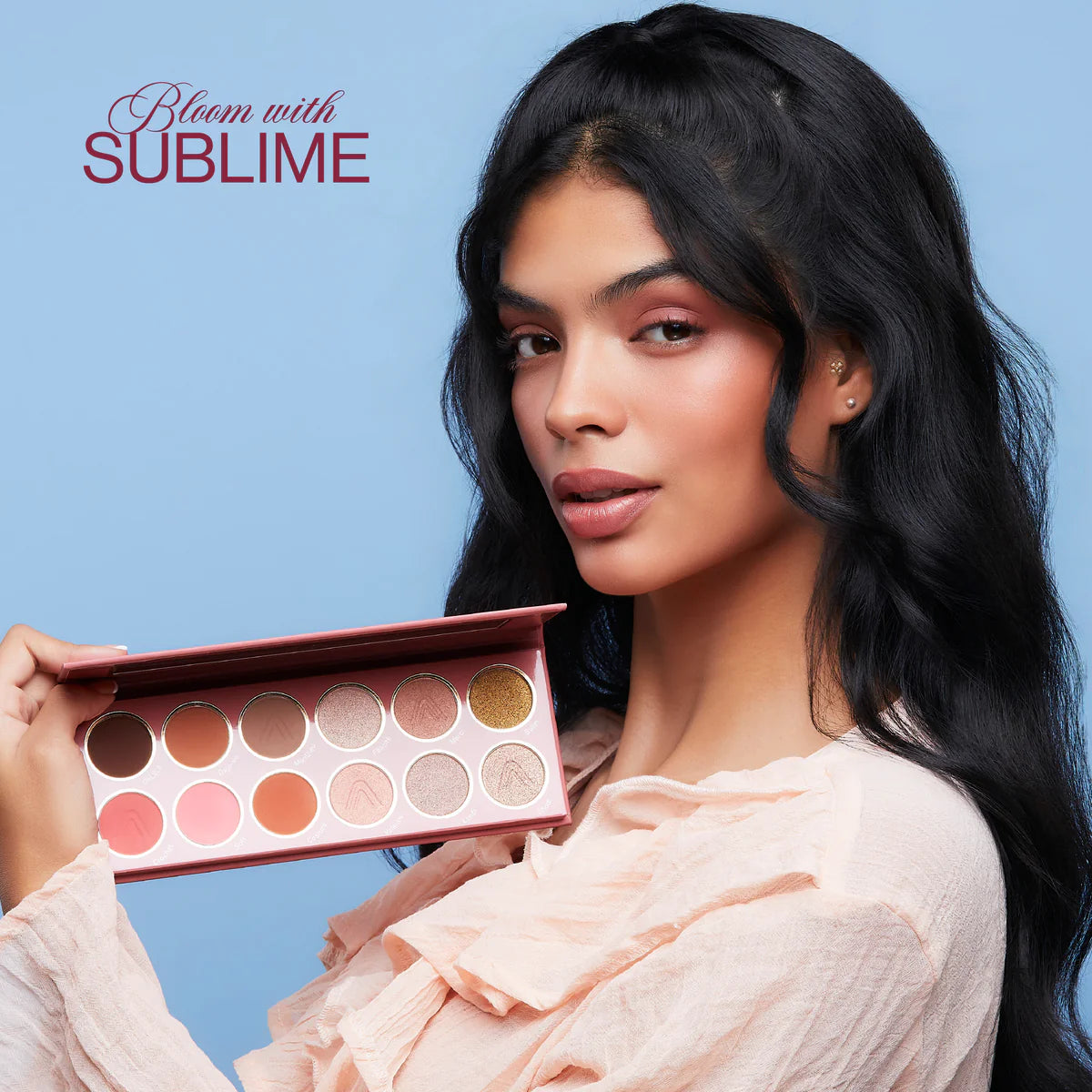 Paleta Atenea Rose Sombras 12 Colores