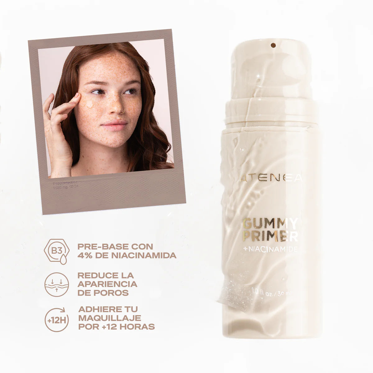 Gummy Primer Atenea con Niancinamina