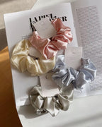 Scrunchies de satin
