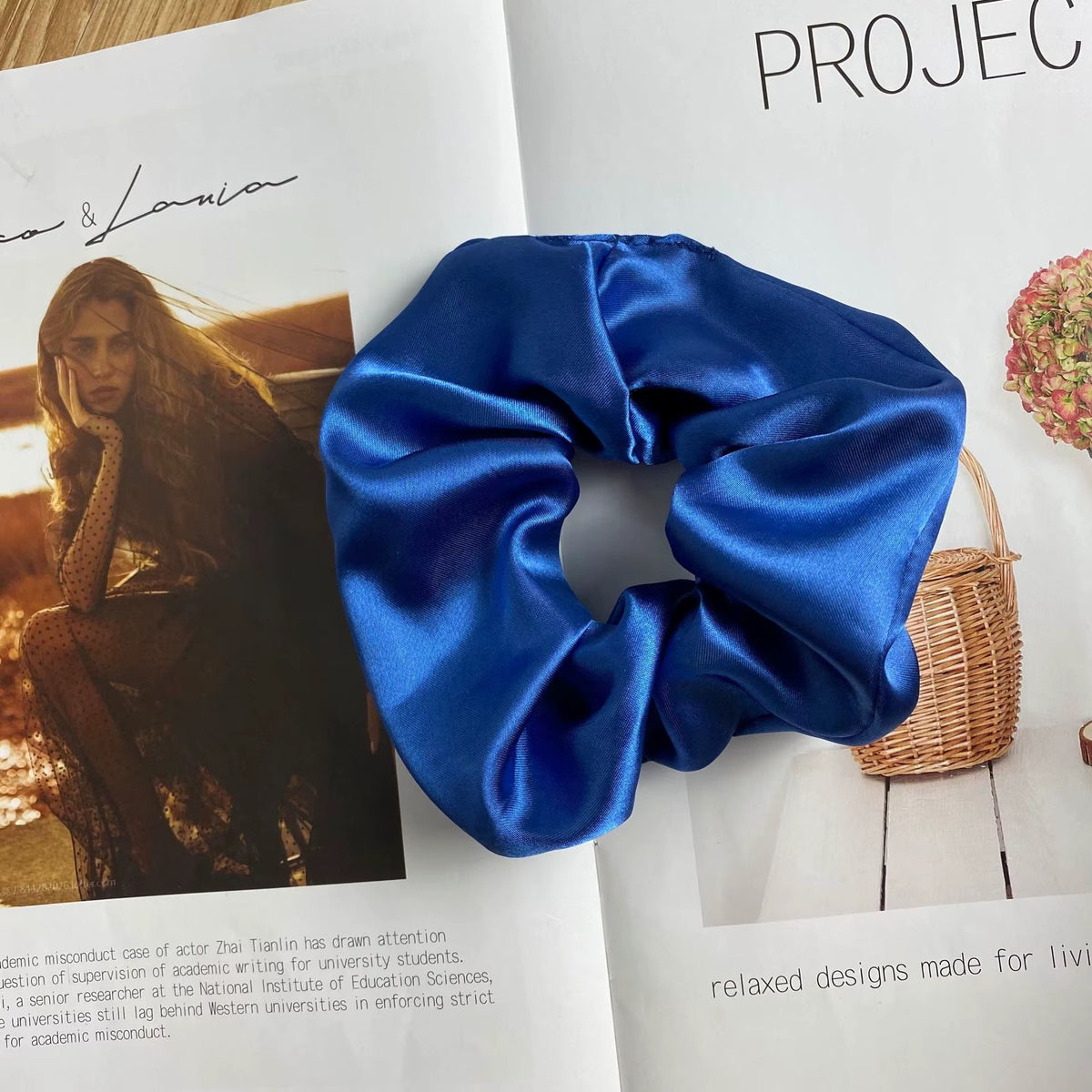 Scrunchies de satin