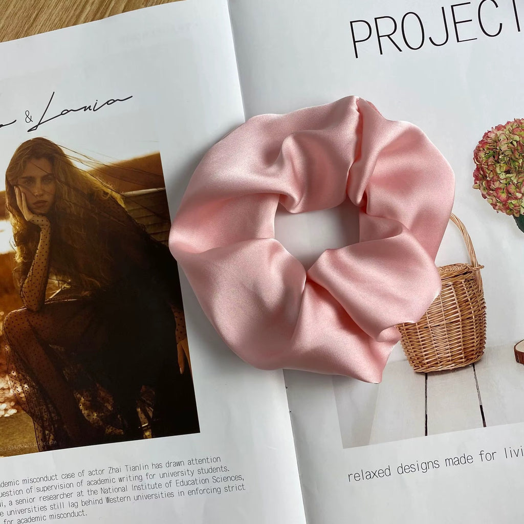 Scrunchies de satin