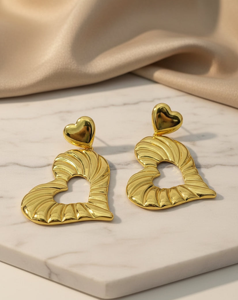 Pendientes corazón