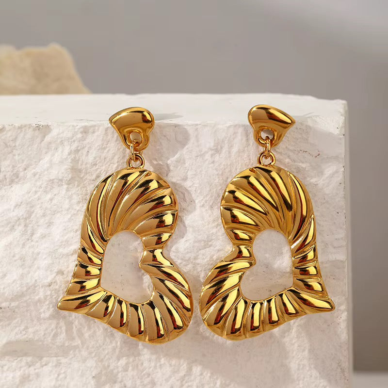 Pendientes corazón